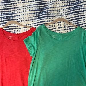 Lot of two Talbots T’s, size L